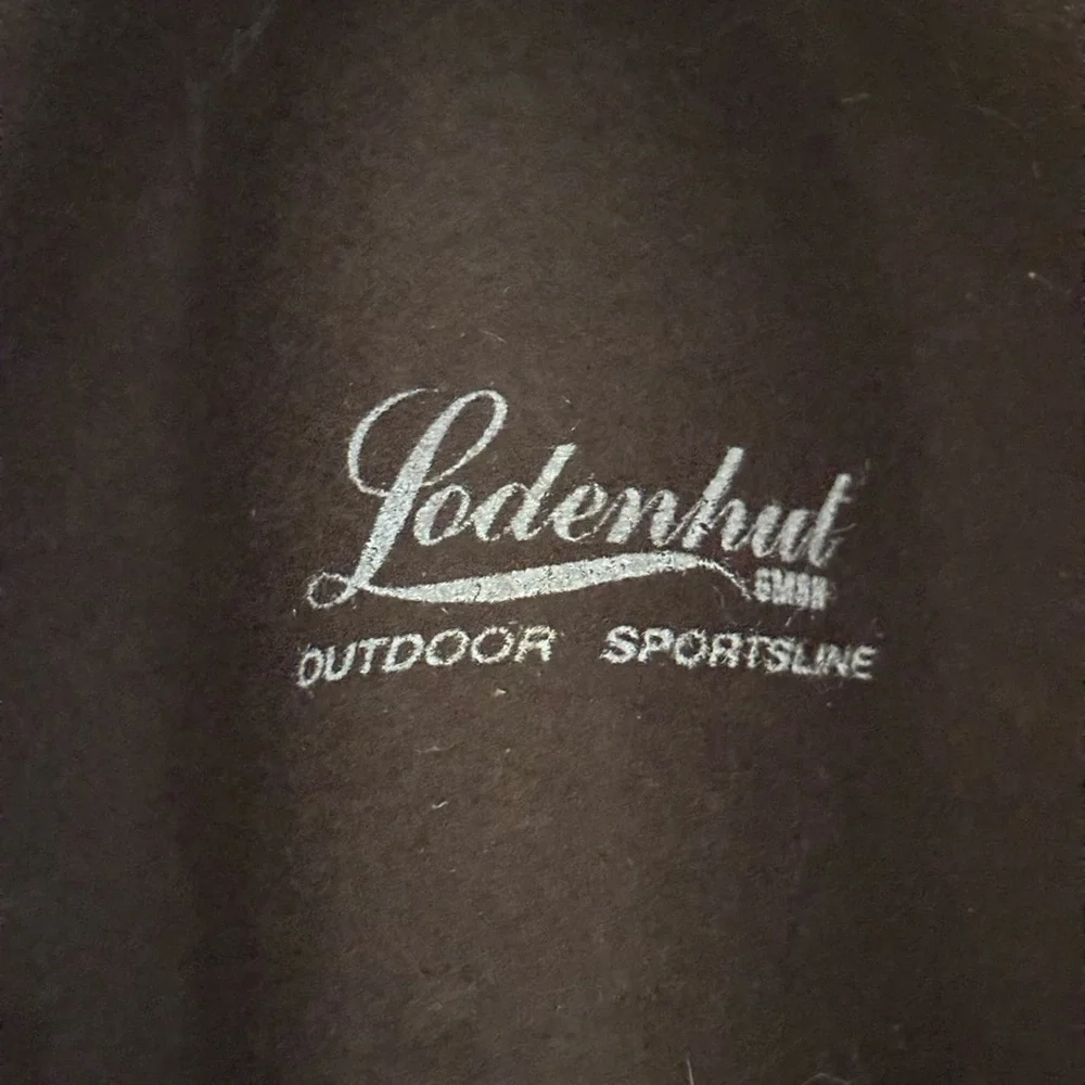 Lodenhut Dark brown 100% wool Fedora Hat with leather trim‎
